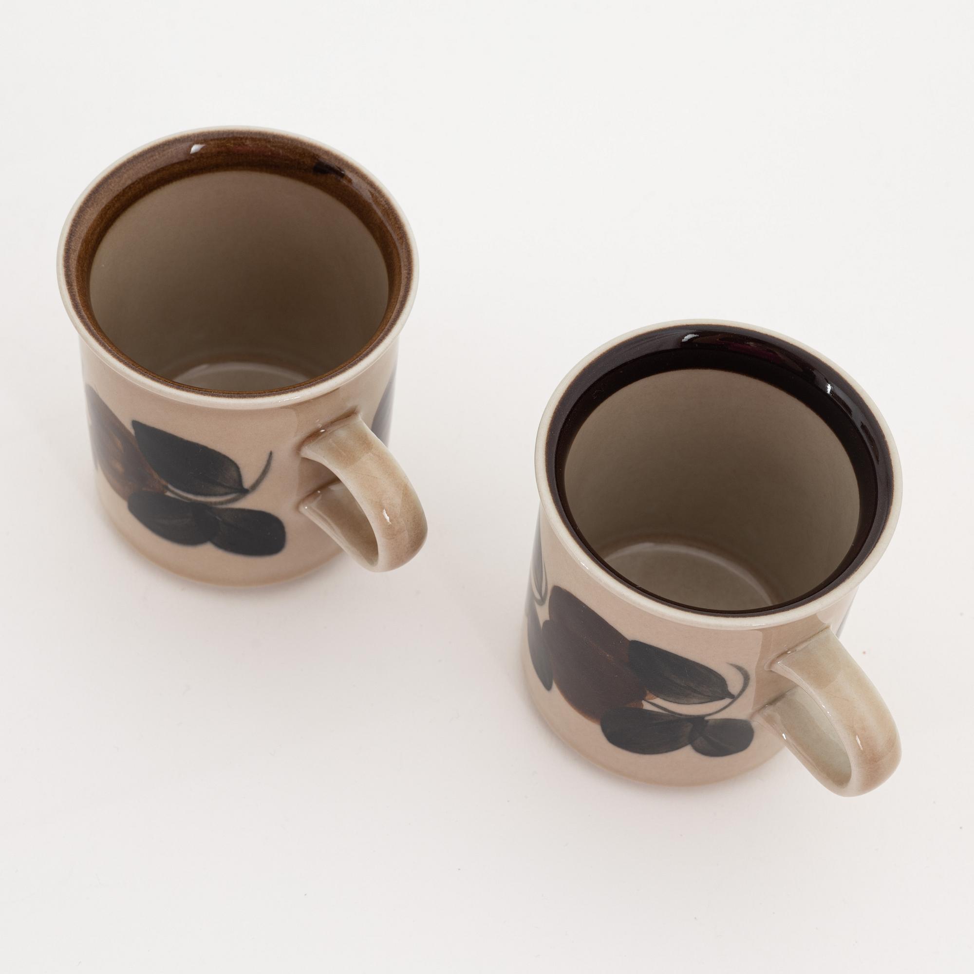 Ulla Procopé, a 21-piece 'Ruija' tea and coffee service, Arabia, Finland, 1975-1981.