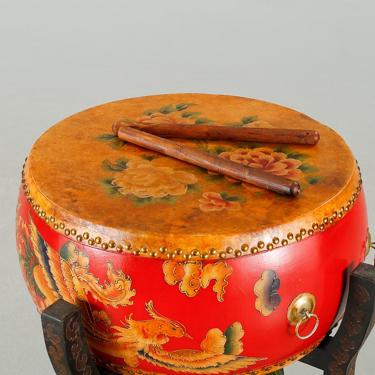 A drum, south east asia, 20th Century.