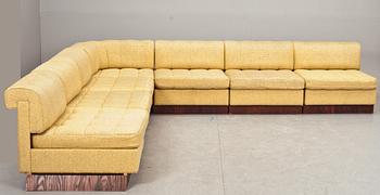 MODULSOFFA, 7 delar. 1970-tal. Nordisk design.