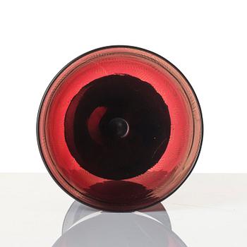 Edward Hald, a graal glass vase, Orrefors, Sweden, 1928.