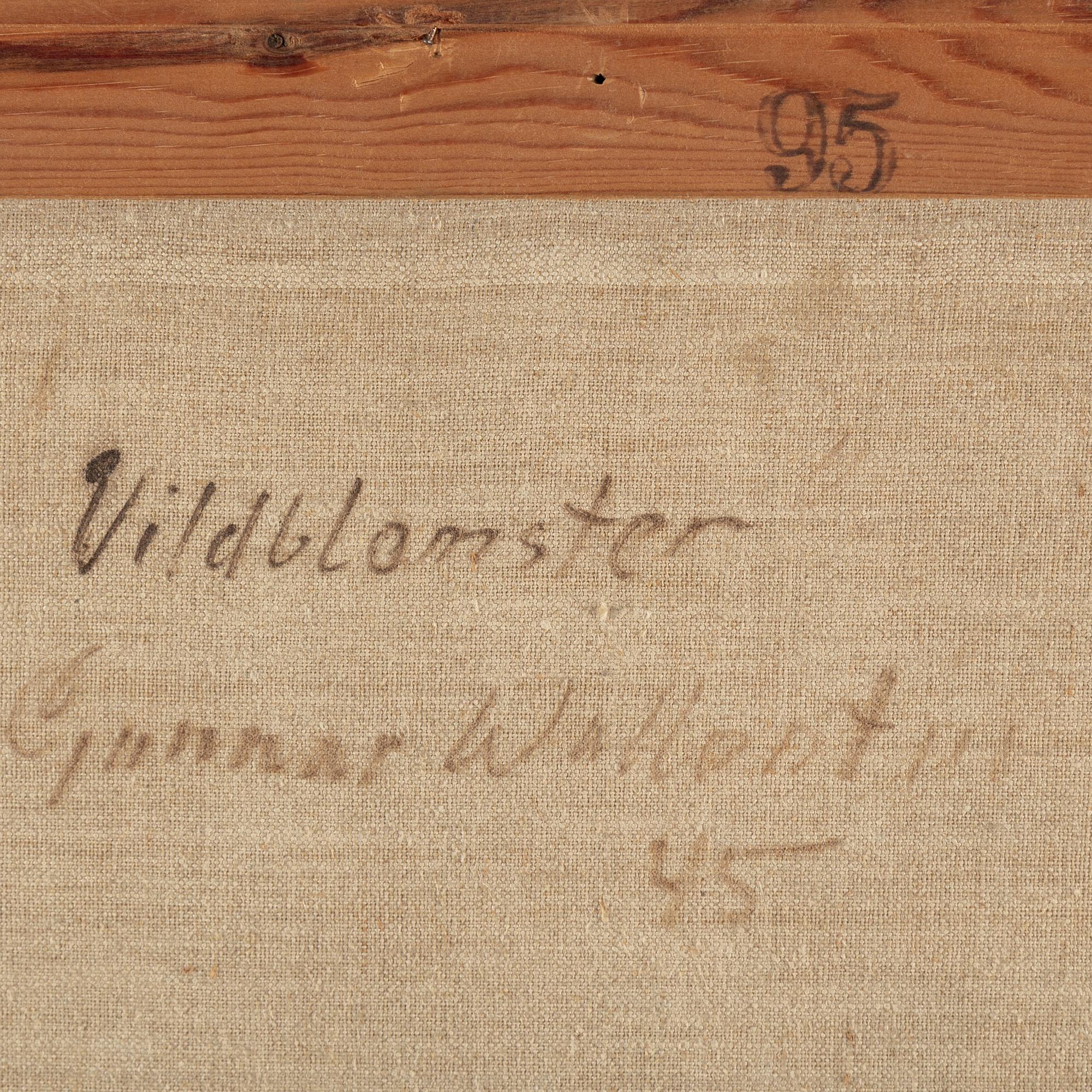 GUNNAR WALLENTIN, oil on canvas, signed and dated -45.
