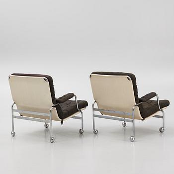 Bruno Mathsson, a pair of "Karin" armchairs, Dux, Sweden,
