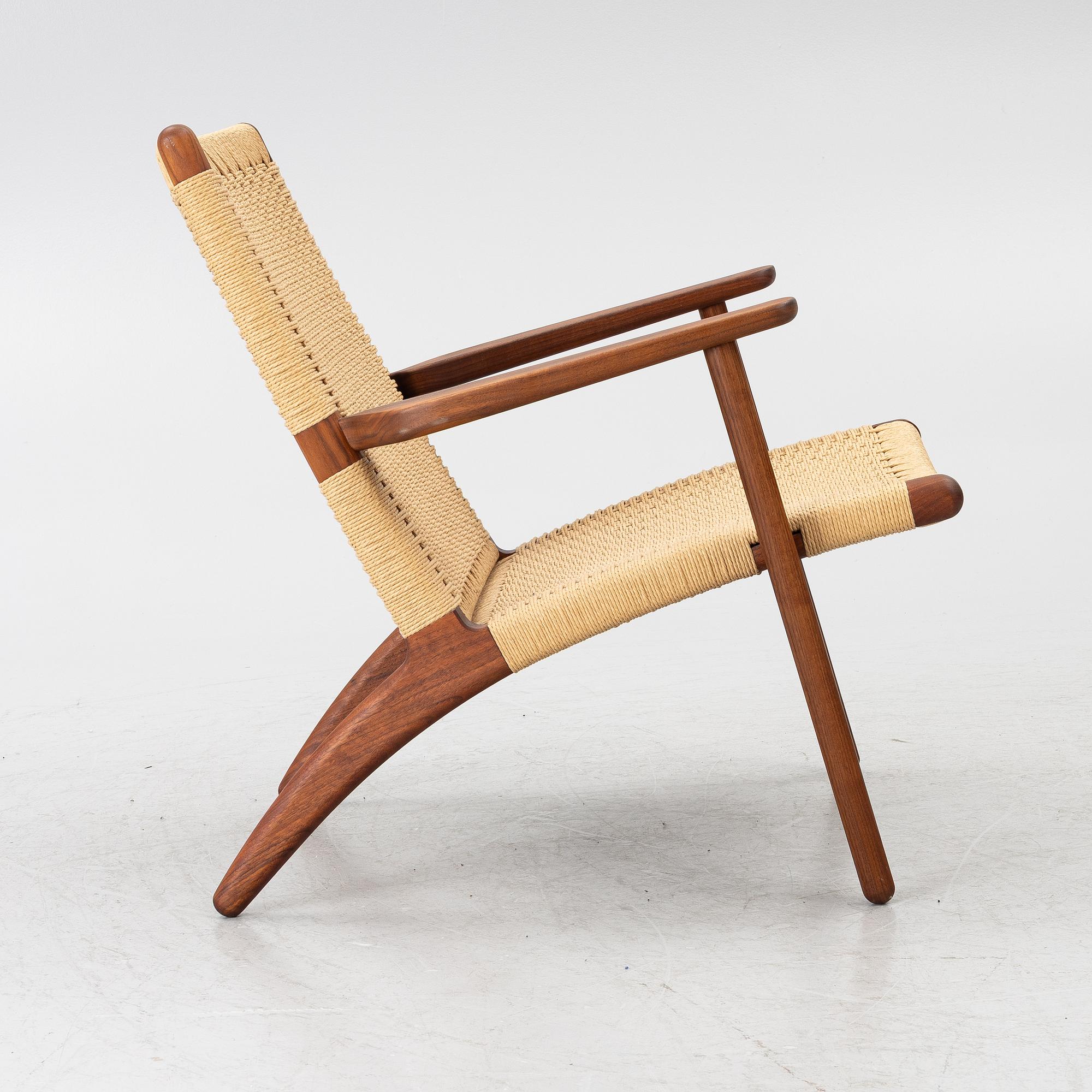 Hans J. Wegner, Armchair, "CH25", Carl Hansen & Søn, Denmark, circa 2020.