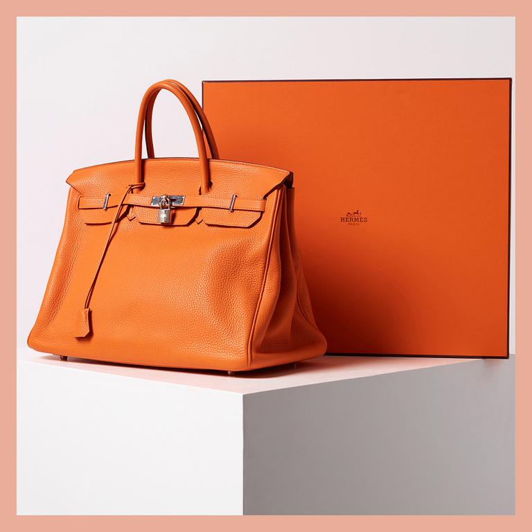 HANDVÄSKA, "Birkin 40", Hermès.