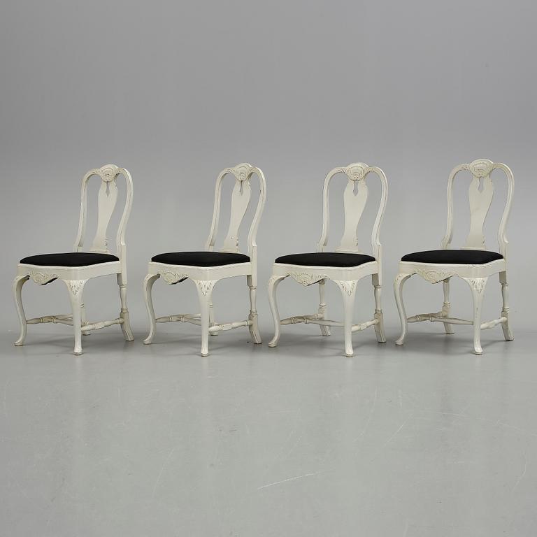 STOLAR 4 st, rokokostil, 1900-talets början.