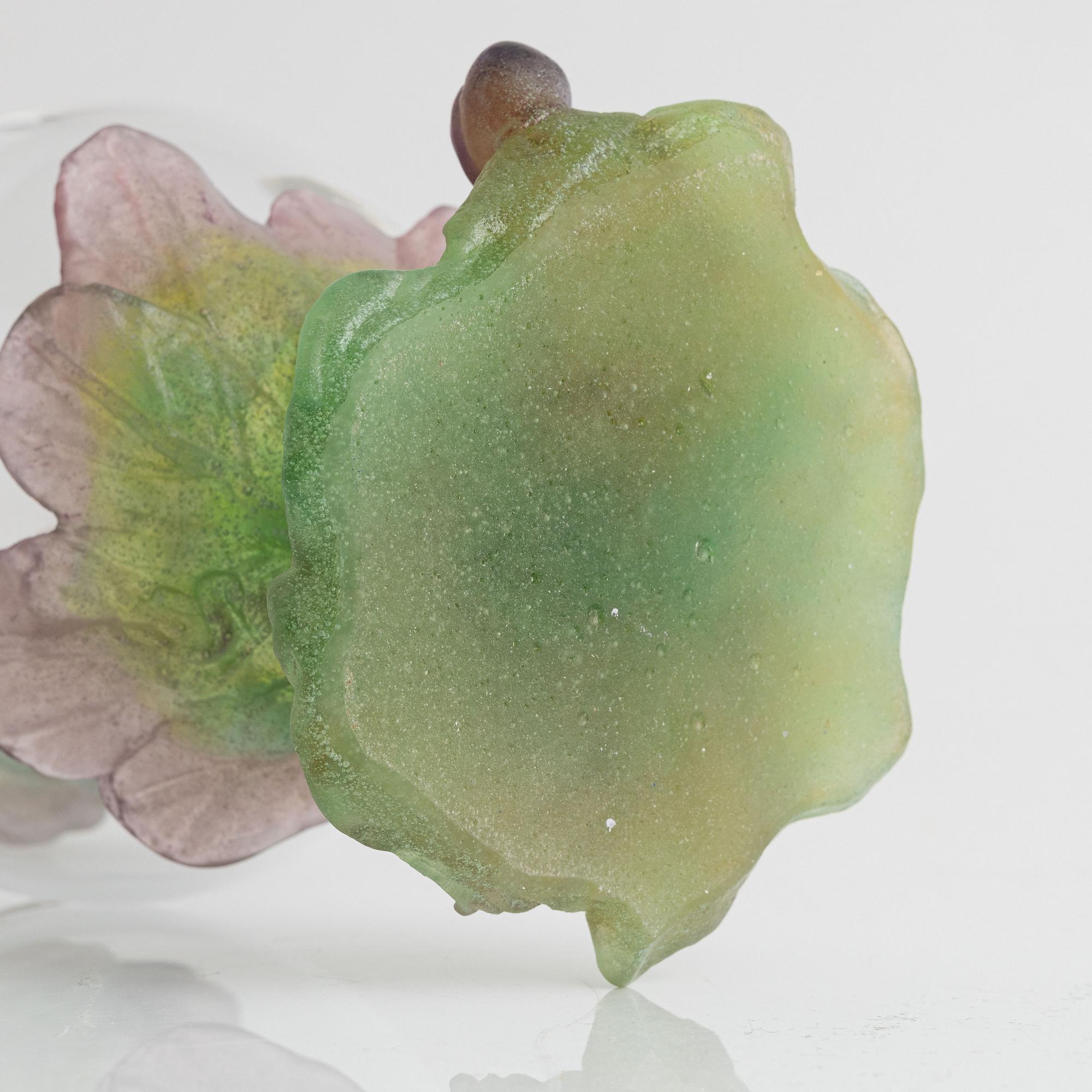 Carafe, glass, Daum, France, latter half of the 20th century.