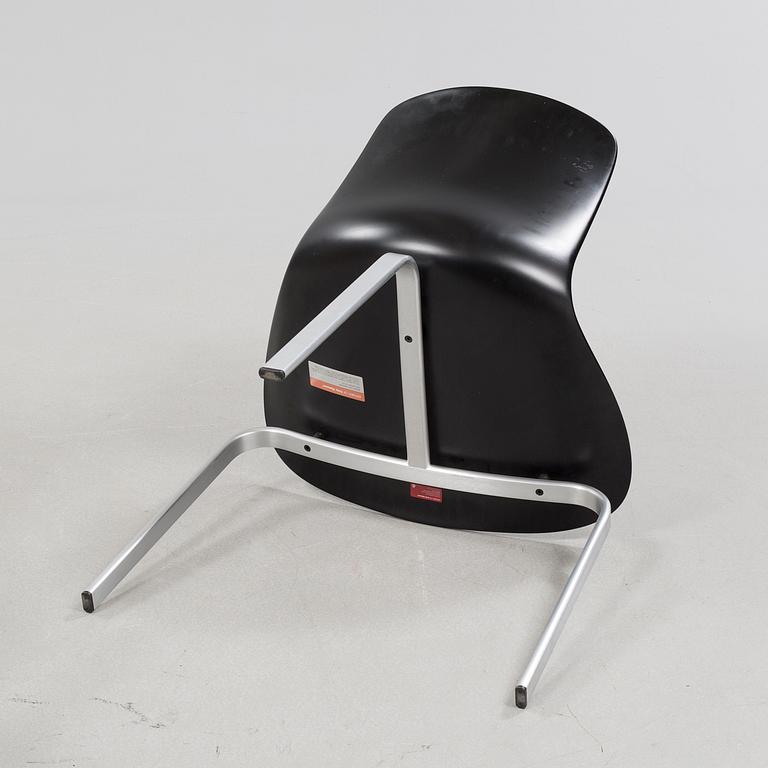 Four "PK8" chairs, designed by Poul Kjaerholm for Fritz Hansen, modern production.