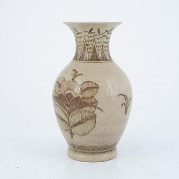 Patrik Nordström, vase, glazed stoneware, Isle, 1924.