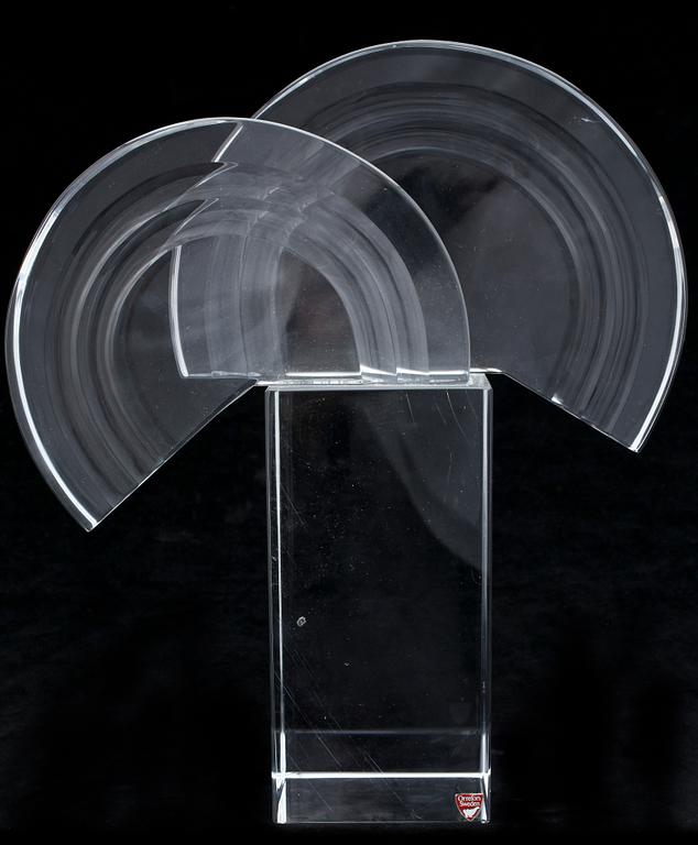 OLLE ALBERIUS, glas, skulptur, Signerad, Orrefors Gallery-90.
