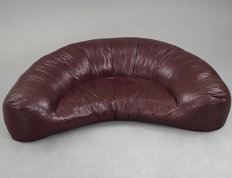 Raphael Raffel / Raphaël, a 'Croissant'  sofa, Maison Honoré, Paris 1970's.