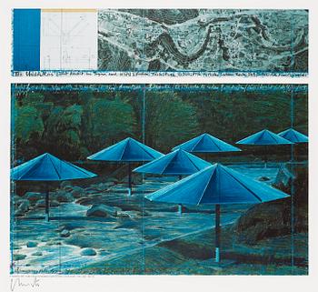 143. Christo & Jeanne-Claude, "The Umbrellas (Joint project for Japan and USA)".