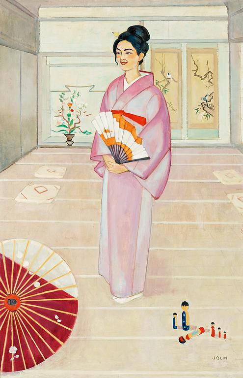 Einar Jolin, Asian women wearing kimono.