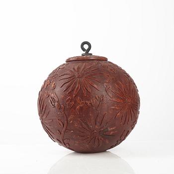 Anja Notini, urna med lock, egen ateljé, Saltsjö-Boo.