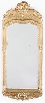 SPEGEL, rokoko, Stockholms hallstämpel, 1700-talets andra hälft.