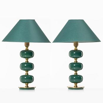 A pair of table lamps, Stilarmatur Tranås, 1970s.
