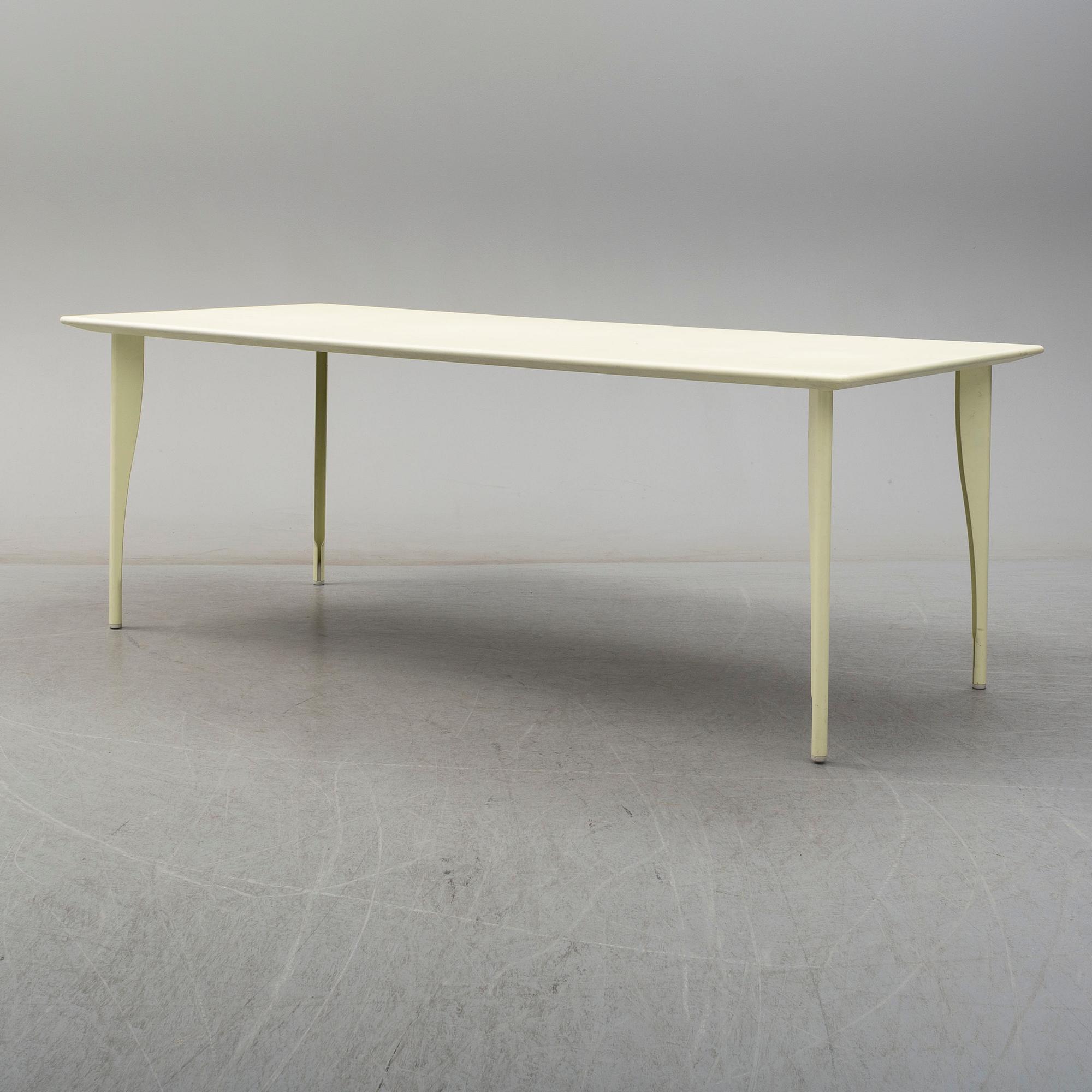 ROSS LOVEGROVE, matbord + stolar, 5 delar, "Driade Bluebelle", för Driade Aleph Italien, 1998.