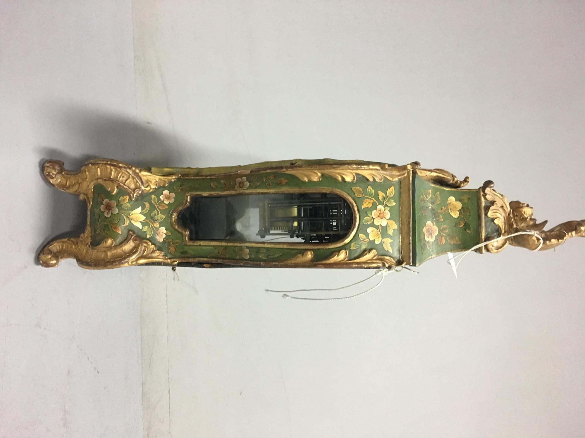 A Swedish Rococo 18th century bracket clock.