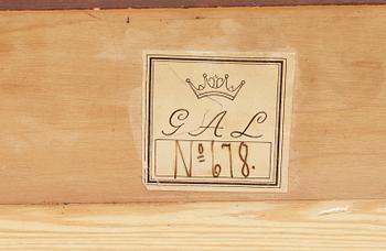 SKRIVBORD samt STOL, Nordiska Kompaniet, troligen 1920-tal.