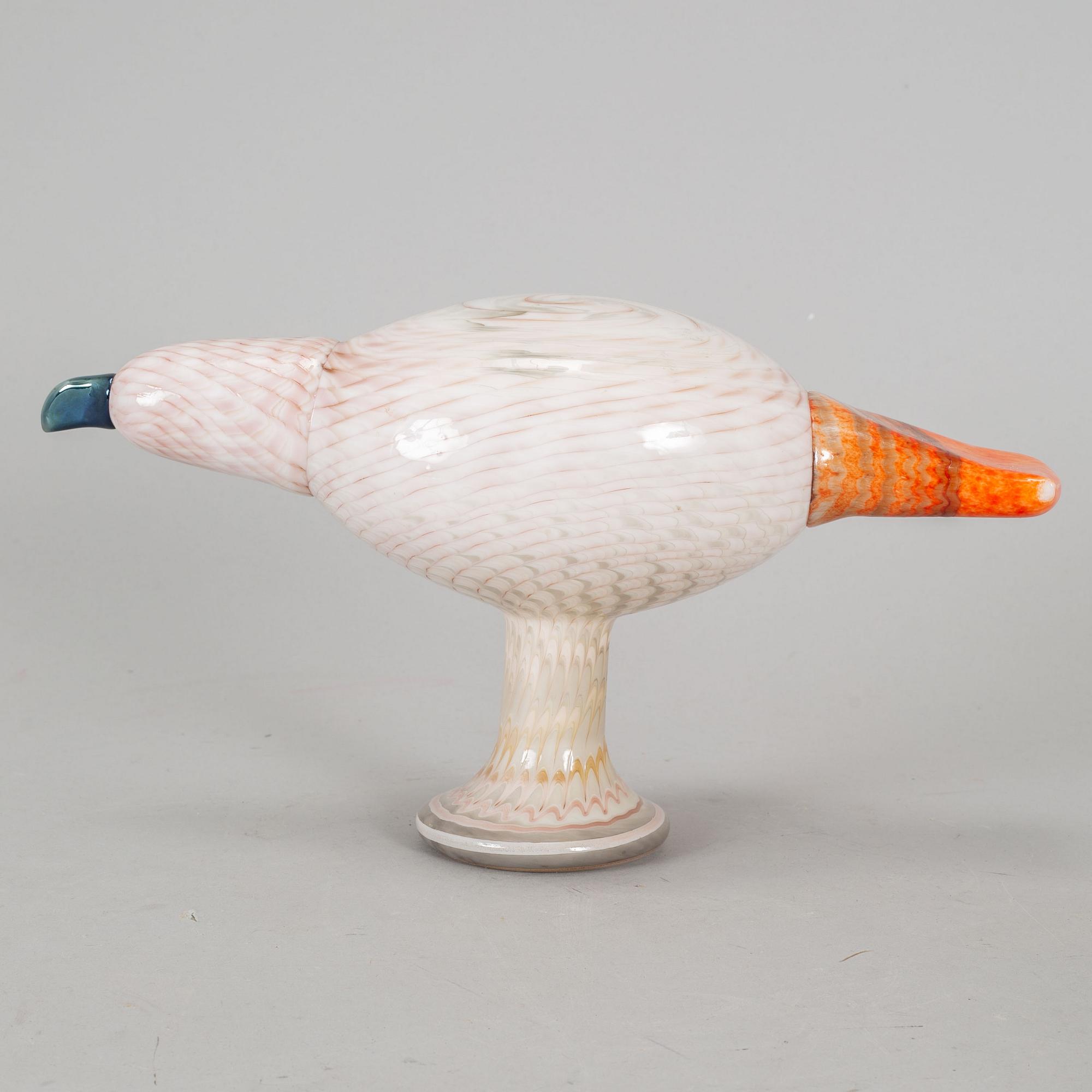 工芸品  bird oiva toikka PALE MALE 2007 iittala bird oiva toikka PALE MALE 2007