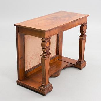PEILI- JA KONSOLIPÖYTÄPARI, Suomi noin 1820.