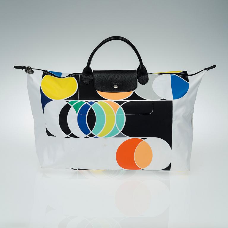 VÄSKA, "Le Pliage", Sarah Morris för Longchamp.