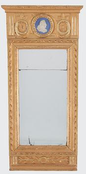 SPEGEL, sengustaviansk, omkring 1800.