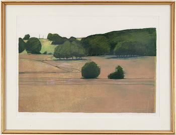 Gunnar Larson · GUNNAR LARSON, litograph, signed.