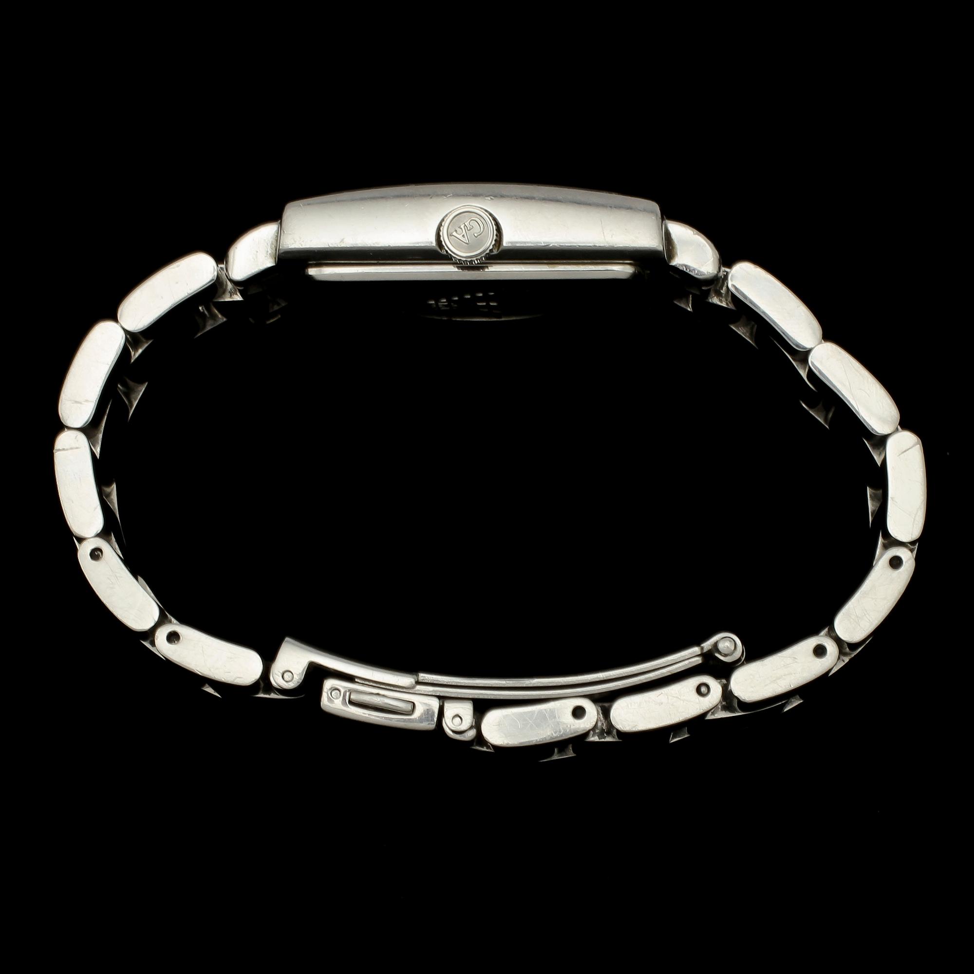 HERRARMBANDSUR, Emporio Armani, stål, 1900-talets senare del. Vikt 110 g.