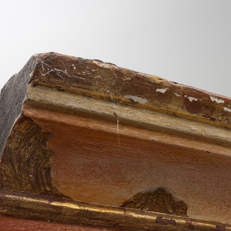 A 18th century longcase clock.