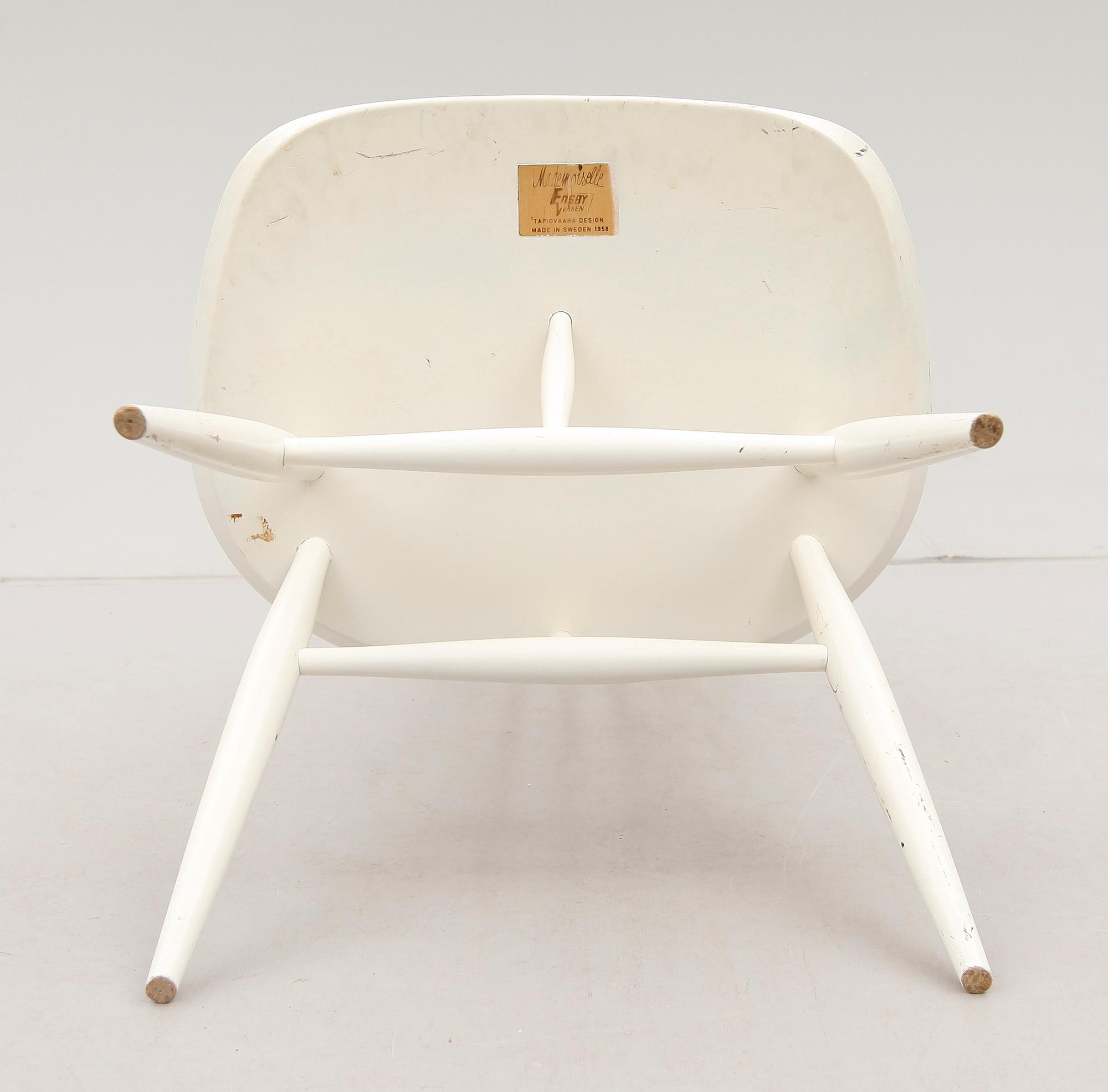 STOL,  "Mademoiselle", Ilmari Tapiovaara, Edsbyverken, 1900-talets mitt.