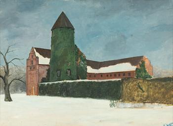 Emil Johanson-Thor, Winter at Skarhult Castle, Skåne.