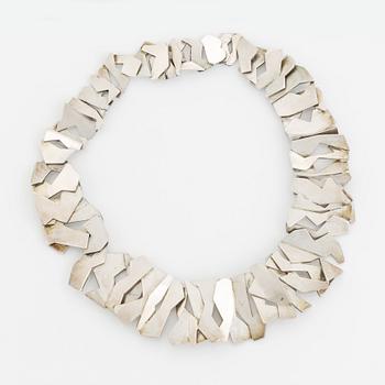 Rey Urban, sterling silver necklace, Stockholm 1974.