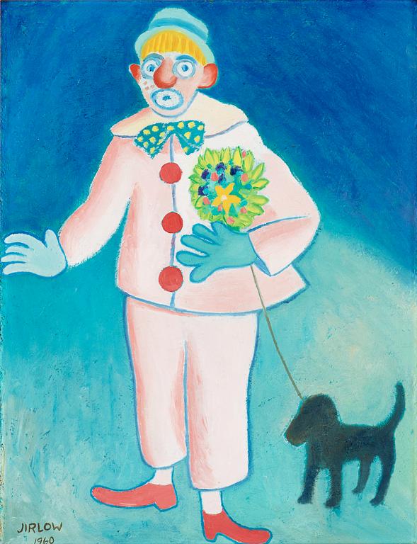 Lennart Jirlow, "Clown med hund".