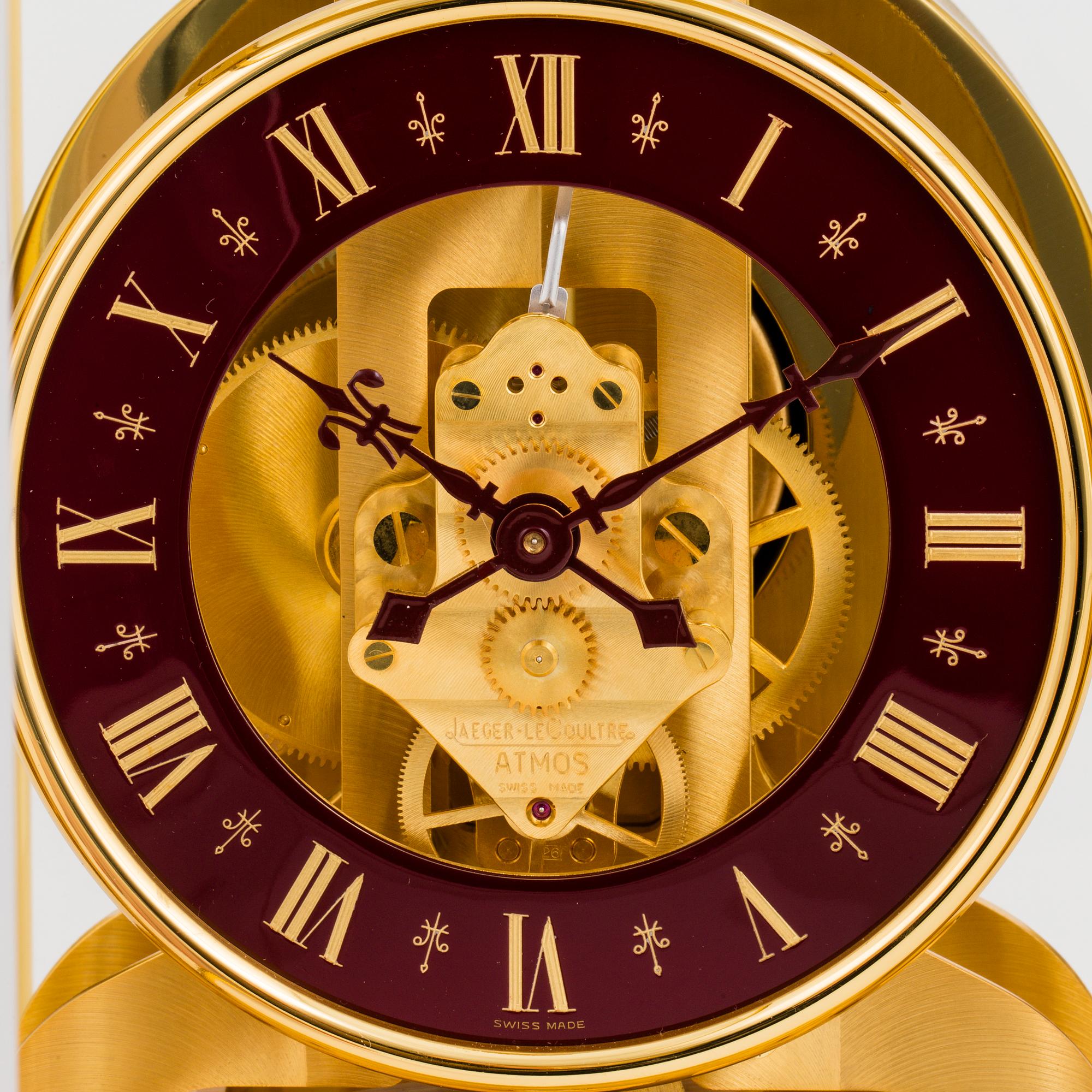 JAEGER-LeCOULTRE, ATMOS, bordsur, 22,5 x 19,5 x 16 cm,