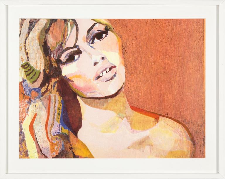 CECILIA SIKSTRÖM, litografi, signerad, numrerad 12/450.