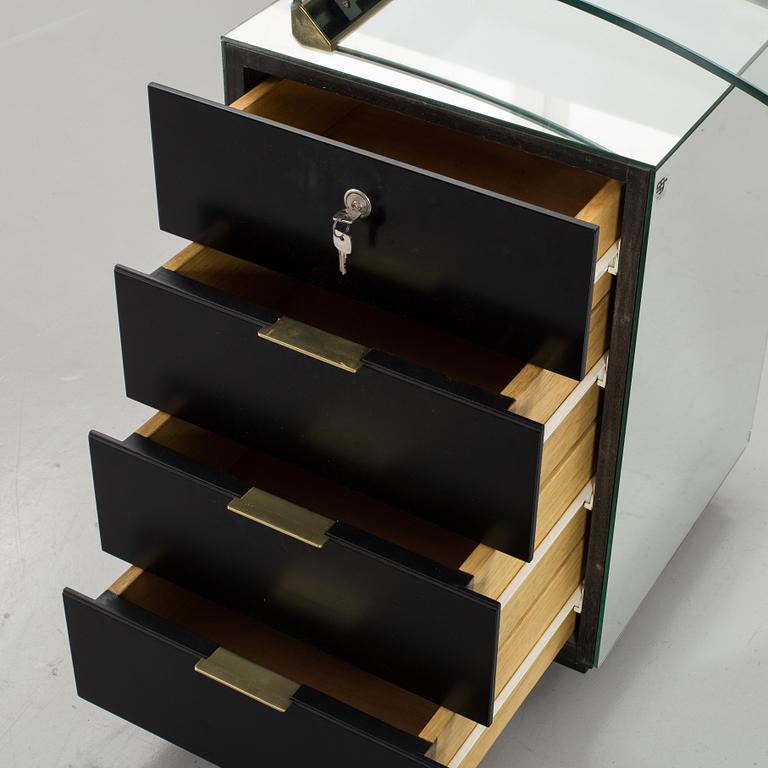 A GALLOTTI 6 RADICE DESK and UNIT. Designed in 1972.