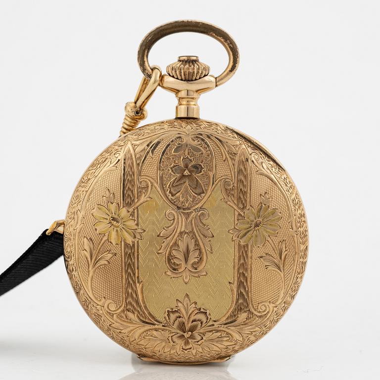 Le Parc, pocket watch, hunter, 50 mm.