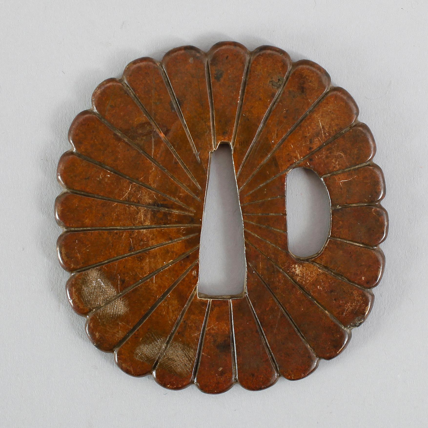 TSUBA, brons, Japan, 1800-tal.