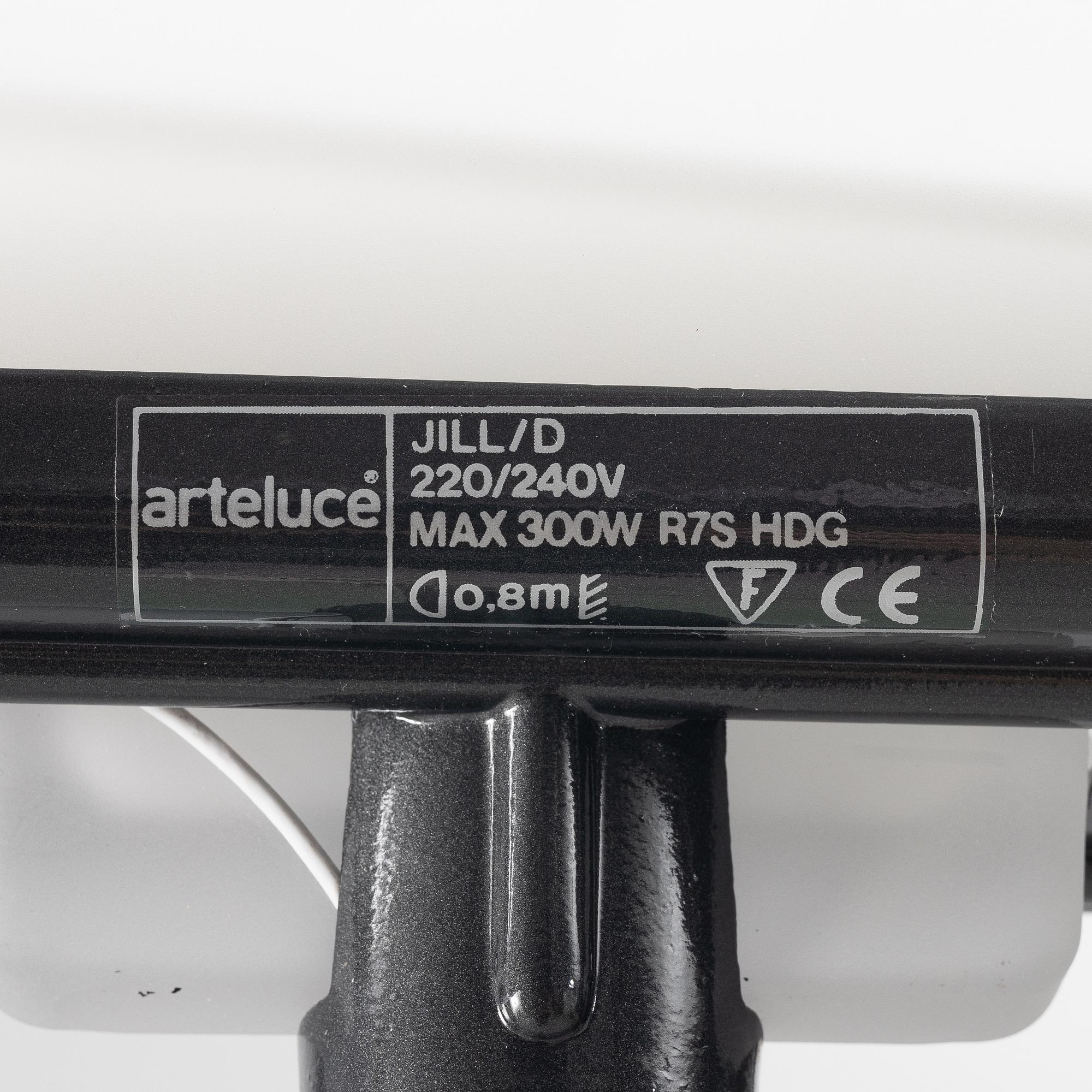 P.King, S.Miranda & G.Arnaldi, golvlampa, "Jill", Arteluce, 1900-talets slut.