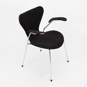 STOL, "Sjuan" design Arne Jacobsen, Fritz Hansen 1970-tal.