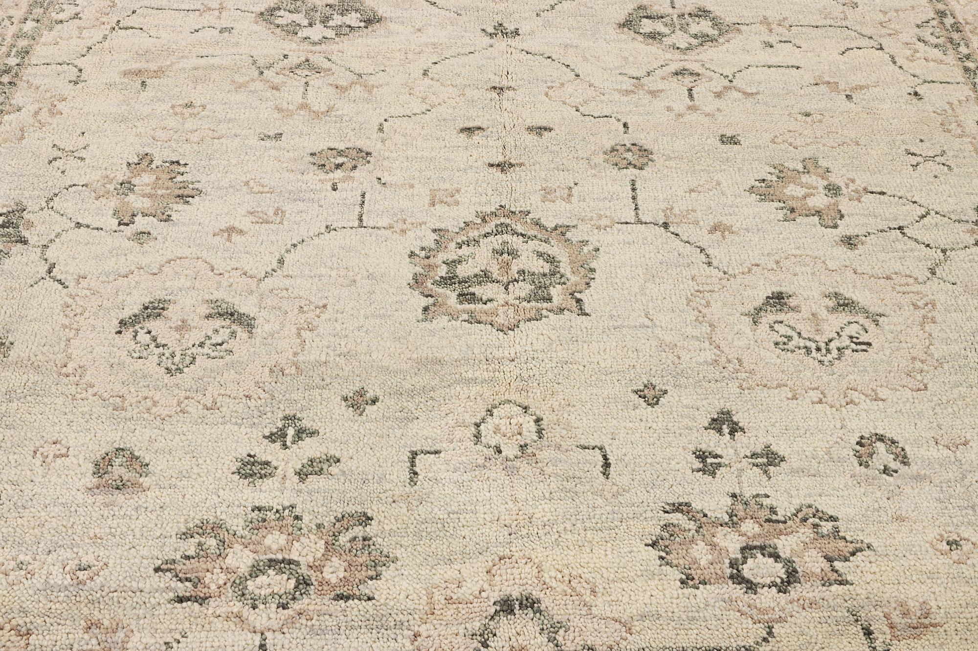 An oriental carpet with Mamluk-design, c. 360 x 280 cm.