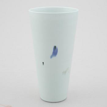 Stig Lindberg, a stoneware vase, Gustavsberg studio, 1940-50s.