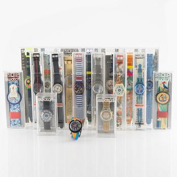 18 Swatch Watches, "No Reserve".