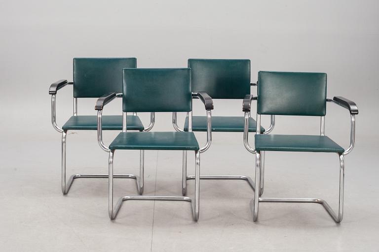 KARMSTOLAR, 4 st. Funkis, 1900-talets första hälft.