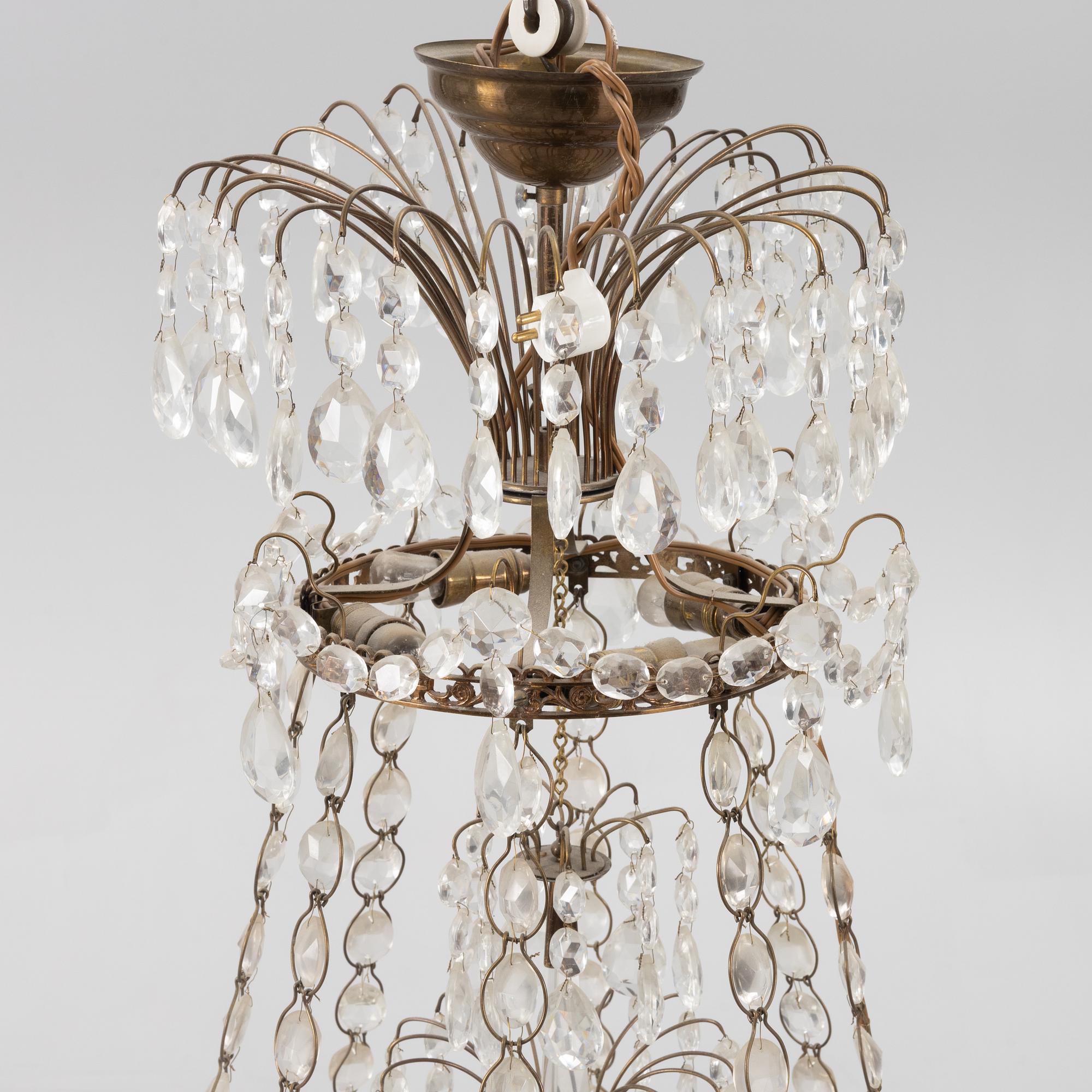 Chandelier, Empire style, early 20th Century.