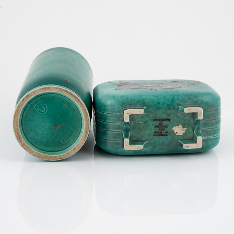 Wilhelm Kåge, vas och lockurna, Argenta.