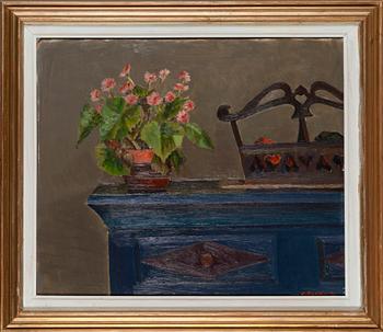 Veikko Vionoja, Stilleben med krukväxt.