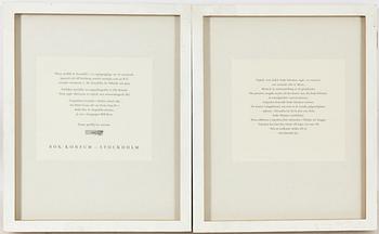 Olle Bonniér, "Triptyk" / "Sankt Sebastian".