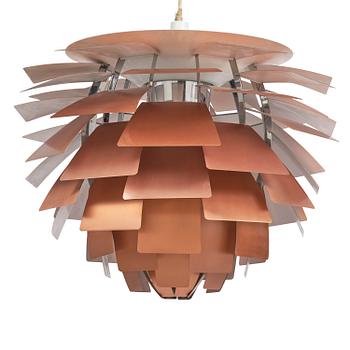 75. Poul Henningsen, taklampa, "PH Kotte"/"Artichoke", Louis Poulsen, Danmark, 1960-70-tal.