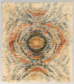 Terttu Tomero, A Finnish long pile rya rug for Neovius. Ca 140 x 120 cm.